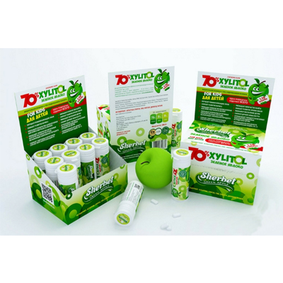 Жевательная резинка с ксилитом Sherbet Xylitol