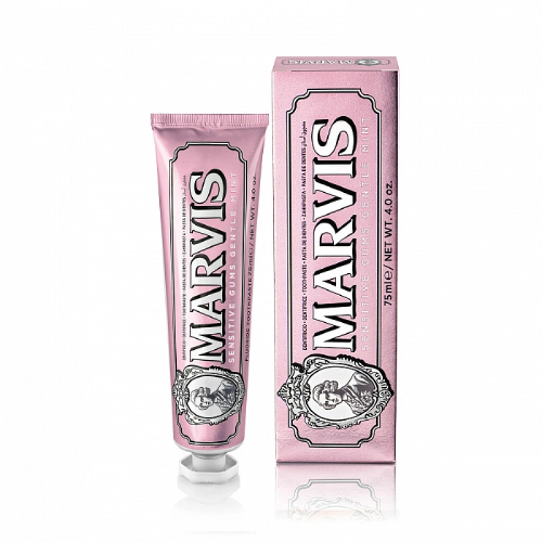 Зубная паста Marvis Sensitive Gums Gentle Mint Для Здоровья Дёсен, 75 мл | фото