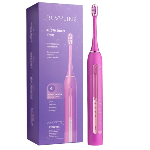 Электрическая звуковая зубная щётка Revyline RL 070 Violet | фото