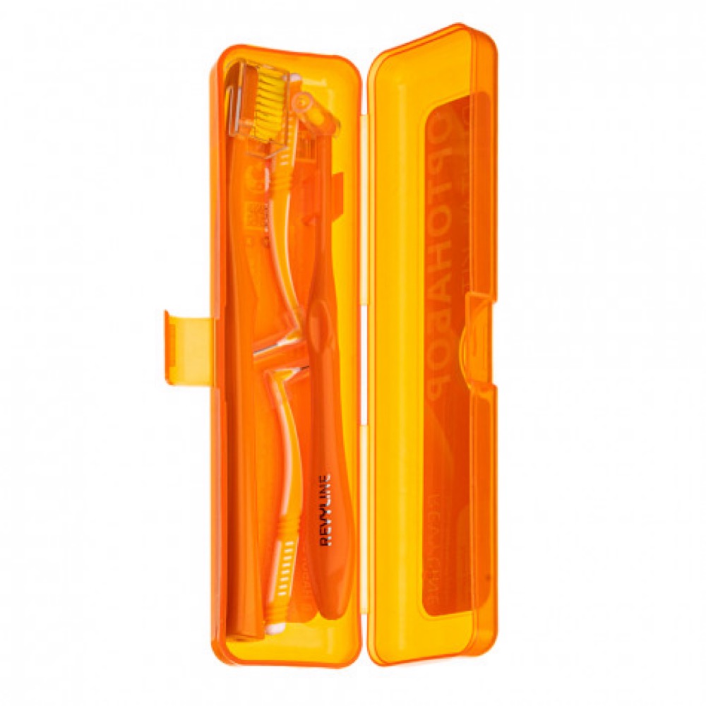 Revyline набор ортодонтический S пенал оранжевый | фото
