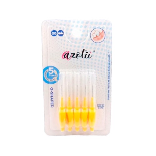 Ершики Azotii Q-SHAPED Interdental Brushes 0,7 мм, 5 шт | фото