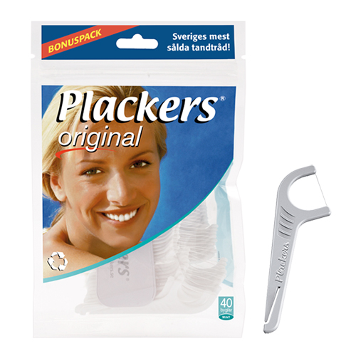 Plackers Original флосс-зубочистка, 40 шт. | фото