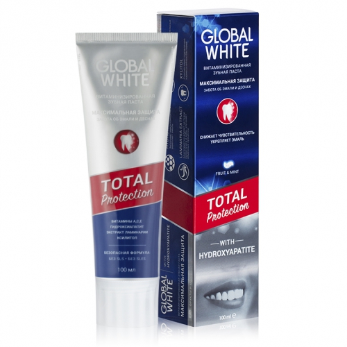 GLOBAL WHITE Витаминизированная зубная паста 30 мл
