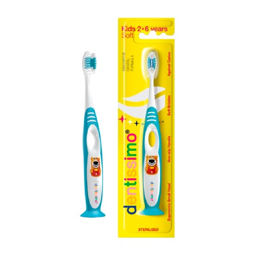Dentissimo Зубная щетка Kids Soft для детей, 2-6 лет | фото