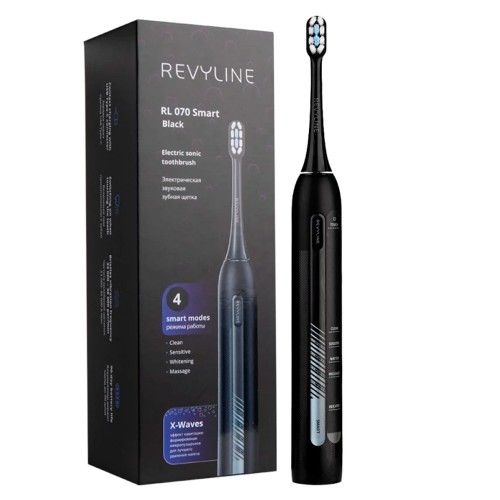 Электрическая звуковая зубная щётка Revyline RL 070 Black | фото
