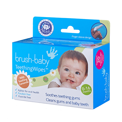 Brush-Baby DentalWipes детские зубные салфетки-напалечники | фото