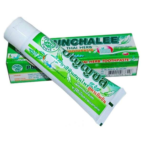 Органическая зубная паста с тайскими травами "Punchalee Herbal Toothpaste", 50 г | фото