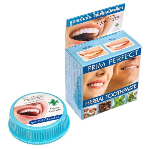 Растительная зубная паста Prim Perfect Herbal Toothpaste 25г | фото