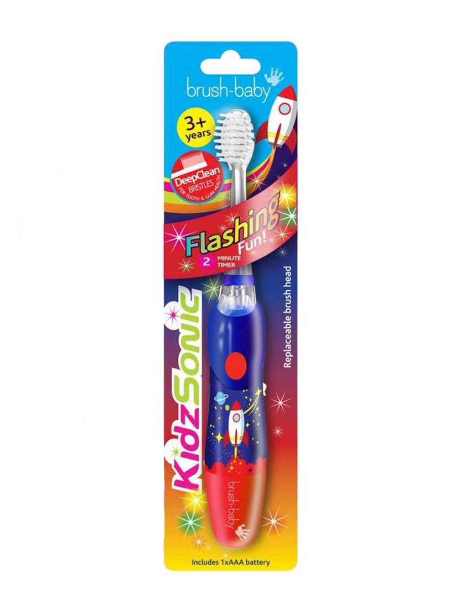 Brush-Baby KidzSonic звуковая зубная щетка Ракета от 3 лет | фото
