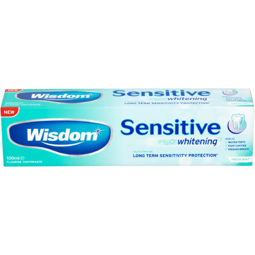 Зубная паста Wisdom Sensitive Plus Whitening, 6+ | фото