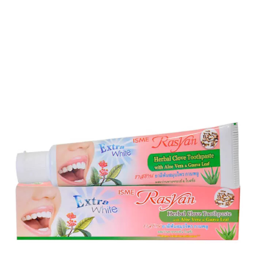 Зубная паста Rasyan Herbal Clove Toothpaste with Aloe Vera & Guava Leaf (30 г) | фото