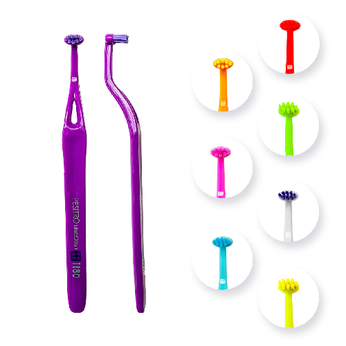 Зубные щетки для взрослых с пластиковой ручкой PESITRO (UltraClean Ultra soft 1180)