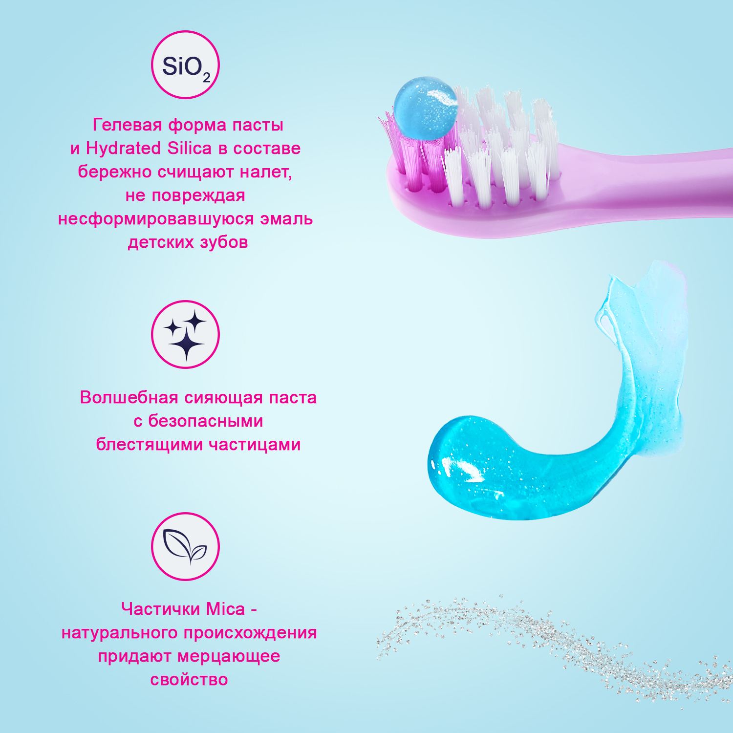 НАБОР: Clean-baby паста зубная детская 0-3 года 50 мл Клубника + Clean-baby паста зубная детская 3-6 лет 50 мл Жевательная резинка | фото
