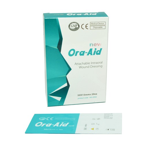 Заживляющий пластырь для слизистой рта ORA-AID, 50*15 мм, 20 шт слайд 1