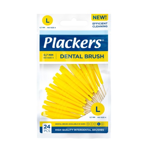 Межзубные ершики Plackers Dental Brush L, 0.7 мм | фото