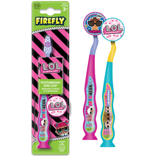 Firefly L.O.L детская зубная щетка с защитным колпачком | фото