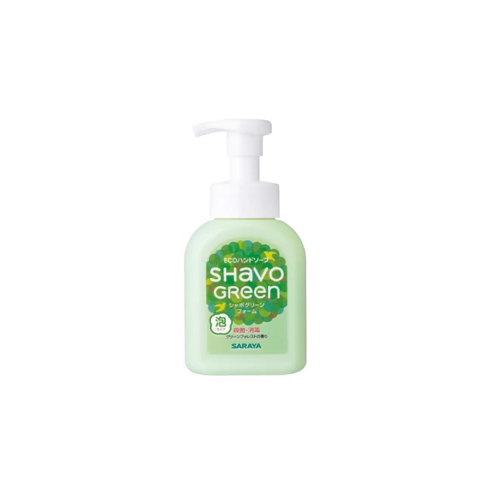 Пенящее мыло для рук Shavo Green в пластиковой бутылке с помпой 250 мл | фото