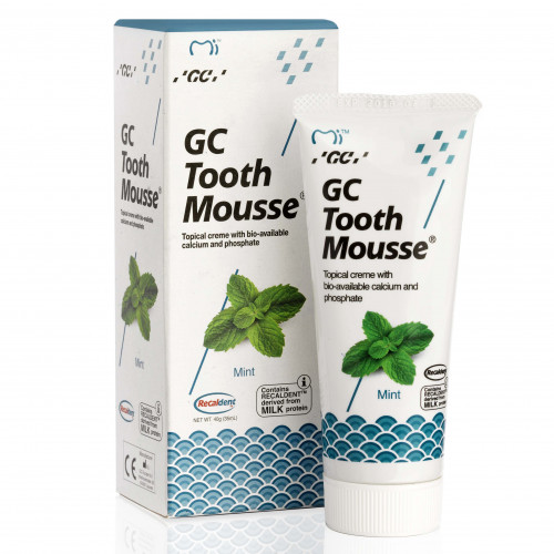 GC Tooth Mousse реминерализирующий гель, мята | фото