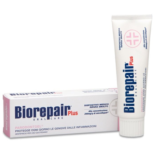 Biorepair Plus Paradontgel зубная паста для здоровья дёсен, 75 мл | фото