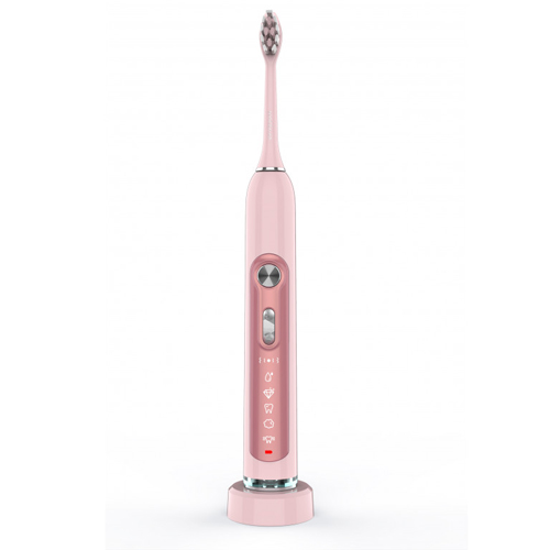 Звуковая электрическая зубная щетка Revyline RL 010, розовая | фото
