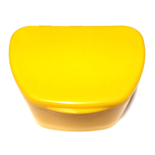 Plastic Box бокс пластиковый, 95*74*39 мм, цвет: желтый | фото