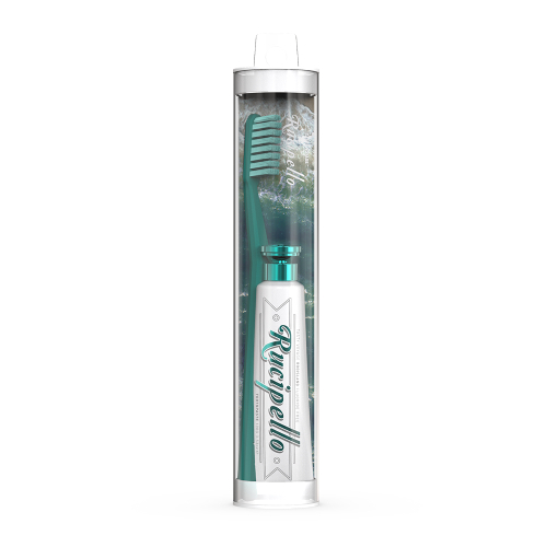 Тревел-набор III в косметичке Rucipello (Зубная паста Свежесть дыхания 25 гр.+ зубная щетка) | фото