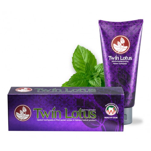 Twin Lotus Зубная паста "Рецепт здоровых десен" (Natural Herbal Toothpaste Recipe for Healthy Gum) 120 g