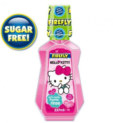 Hello Kitty Mouthwash Ополаскиватель полости рта с флюоридом (0,05%) детям с 6 лет, 237мл