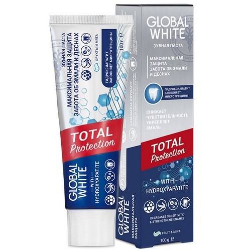 GLOBAL WHITE Витаминизированная зубная паста 100 г