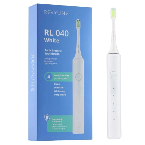 Звуковая электрическая зубная щетка Revyline RL 040, белая | фото