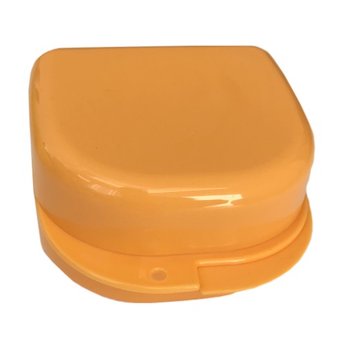 Plastic Box бокс пластиковый, 78*83*45, цвет: светло-оранжевый | фото