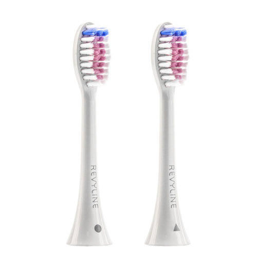 Насадки для электрической зубной щётки Revyline RL 015 розовые, 2 шт, средние | фото