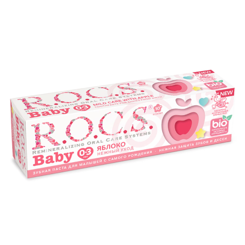 Зубная паста R.O.C.S. Baby "Яблоко", 45 гр | фото