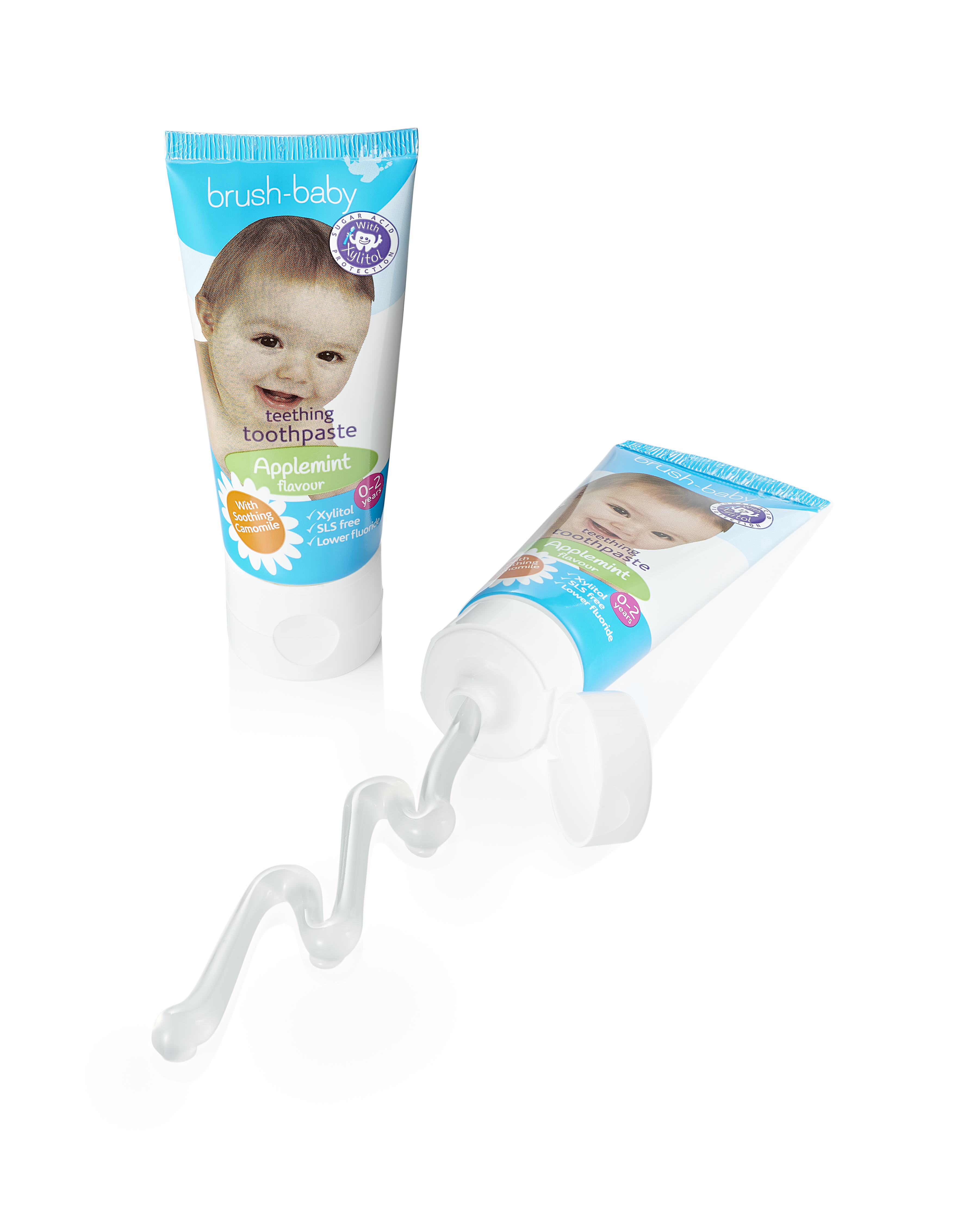 Комплект Brush-Baby от 0 до 2 лет: зубная паста и салфетки-напалечники слайд 2