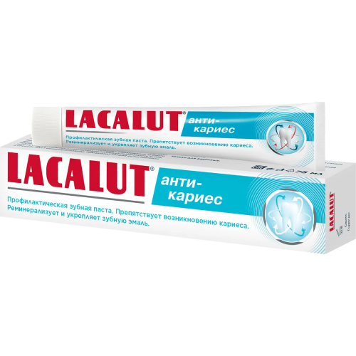 Lacalut Зубная паста анти-кариес, 75 мл | фото