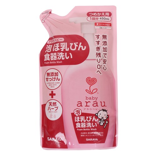Arau Baby Bottle Wash refill 450ml жидкость для мытья детской посуды 450 мл. (картридж)
