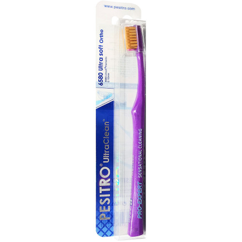 Pesitro UltraClean Ultra Soft Ortho 6580 ортодонтическая зубная щетка для взрослых слайд 1