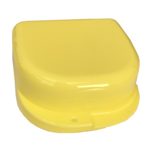 Plastic Box бокс пластиковый, 78*83*45, цвет: светло-желтый | фото