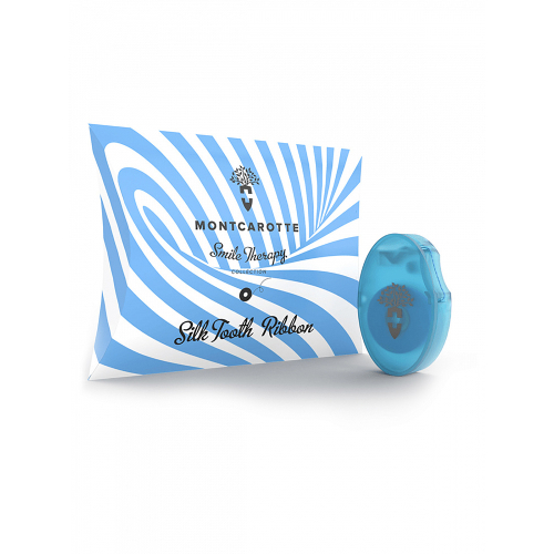 MontCarotte Шелковая лента для зубов "Светло голубая" | фото