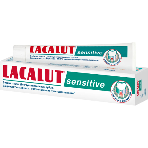 Lacalut sensitive профилактическая зубная паста, 75 мл | фото