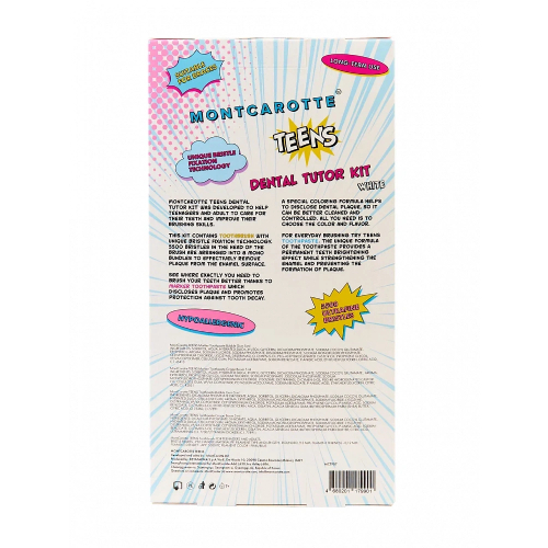 Набор для обучения чистки зубов MontCarotte Teens Tutor Kit white | фото