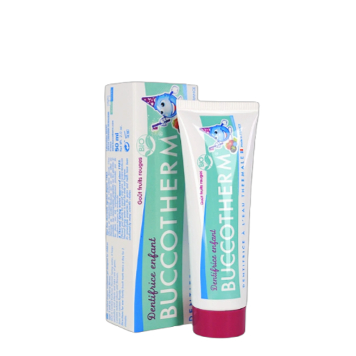 Зубная паста Buccotherm для детей 3+ вкус лесные ягоды с термальной родниковой водой, 50 мл | фото