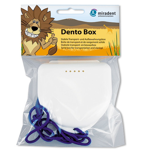 Футляр для детских кап, пластинок Dento Box белый | фото