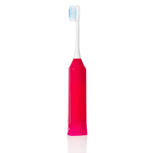 Hapica Minus iON ионная электрическая зубная щетка, розовая | фото