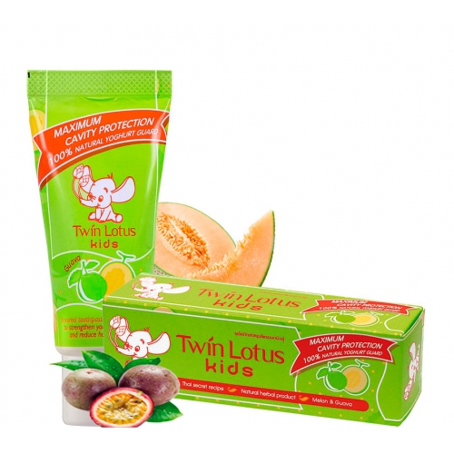 Twin Lotus Зубная паста Детская "Дыня и Гуава" (Twin Lotus Kids Toothpaste Melon&Guava) 50 g