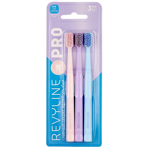 Revyline SM6000 PRO Trio набор зубных щёток 3 шт. | фото