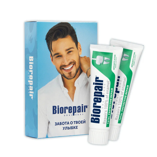 Набор Biorepair "Забота о твоей улыбке: Biorepair Total Protection 2 шт" | фото