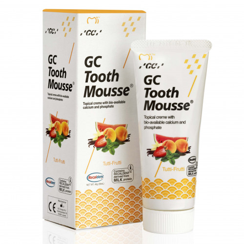 GC Tooth Mousse реминерализирующий гель, мультифрукт | фото