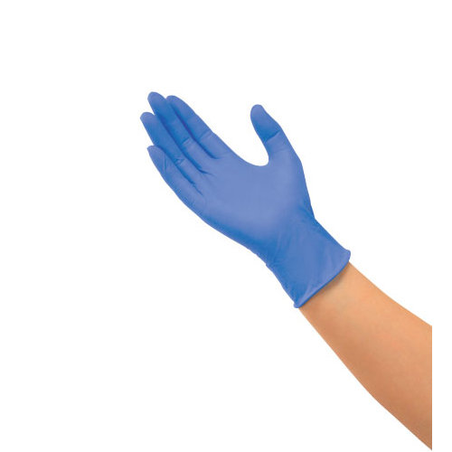 Перчатки нитриловые, неопудренные, голубой, M, 200 шт./уп.
