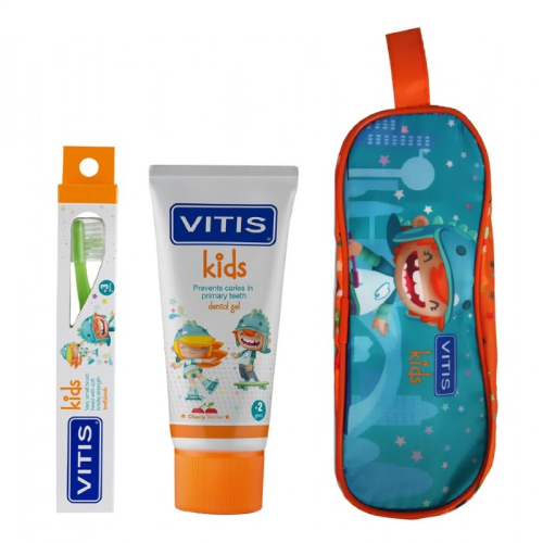 Dentaid Vitis Kids детский набор в сумочке 2-5 лет | фото